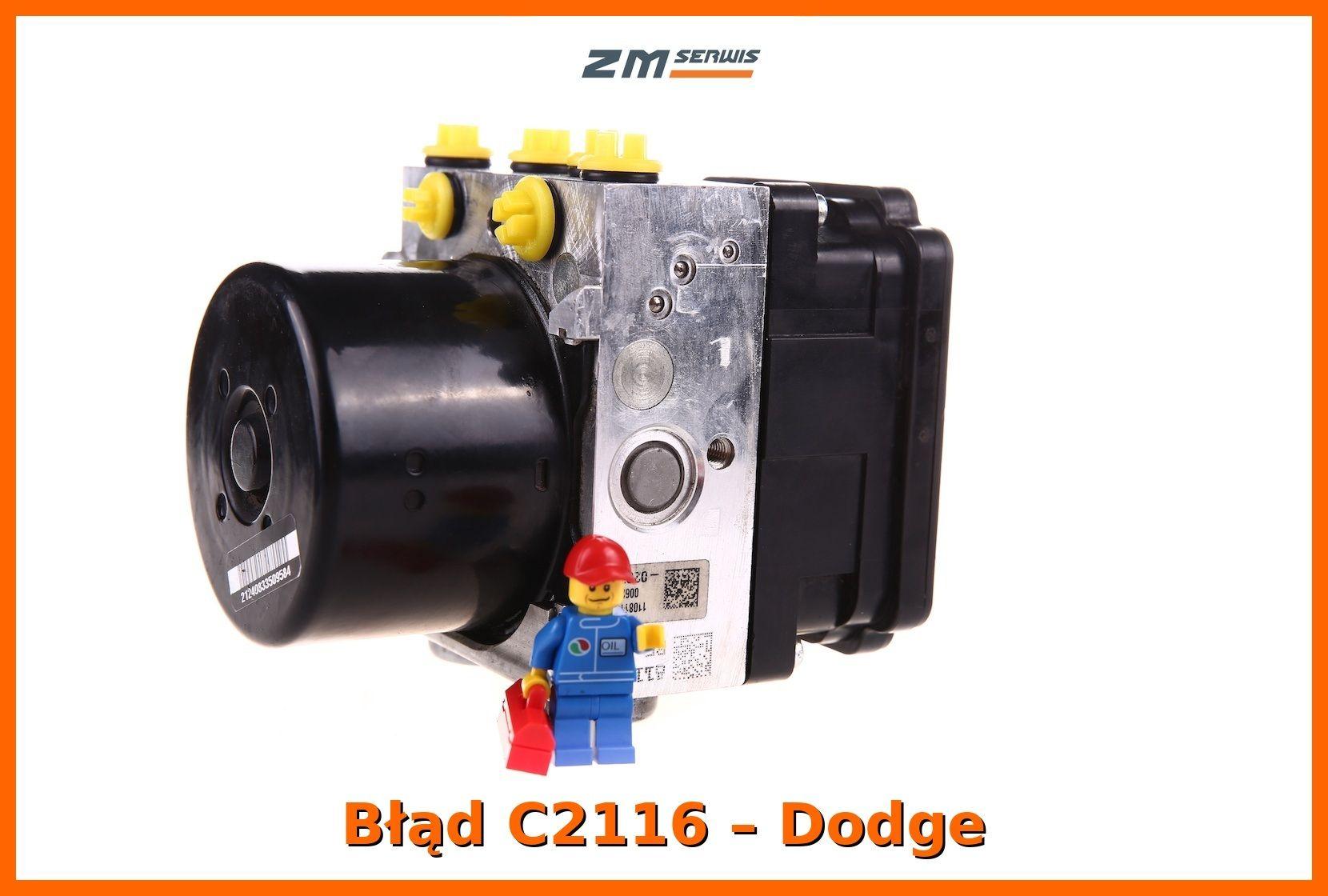 Błąd C2116 w Dodge – pompa ABS ATE do naprawy, nie do wyrzucenia